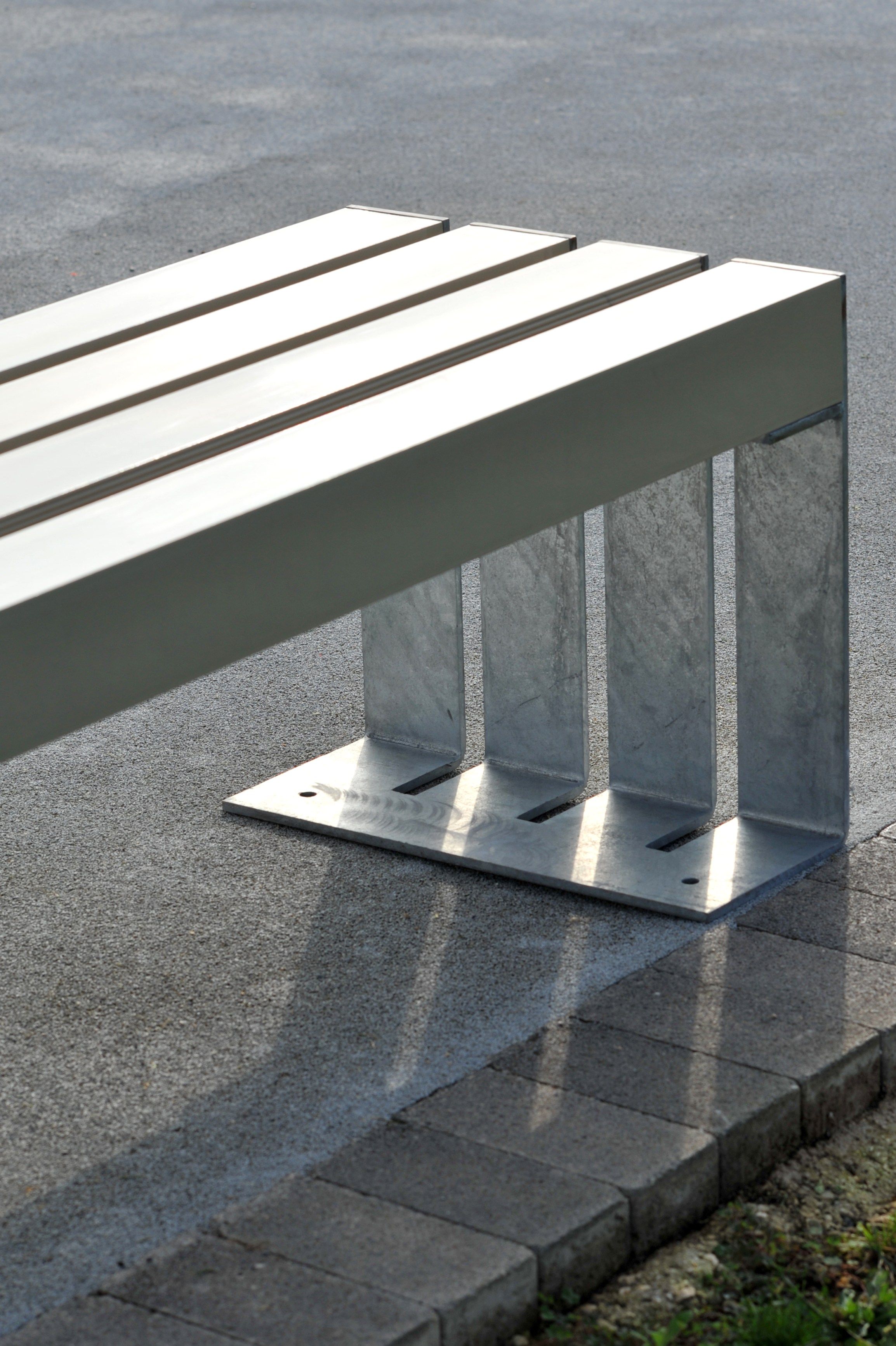 Стальная и деревянная скамья LAB23 ARCH-00015338 - Вид №1