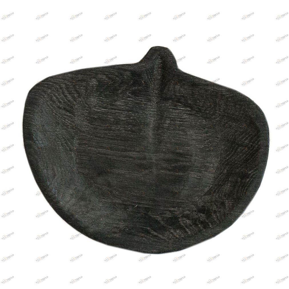 Тарелка "Блюдце липа" черная FUGA ECO WOOD 123575 Чёрный 