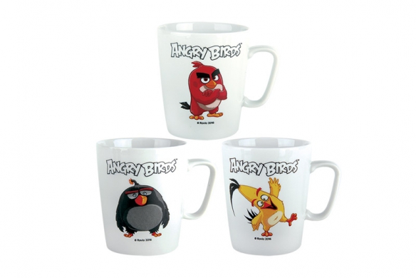 Кружка Angry Birds Movie Red 350 мл КОРАЛЛ ANGRY BIRDS MOVIE 029596 Белый;красный  - Вид №1