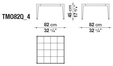 B&B Italia Outdoor Садовый журнальный столик из керамогранита Mirto outdoor sun-id-1384206 - Вид №1