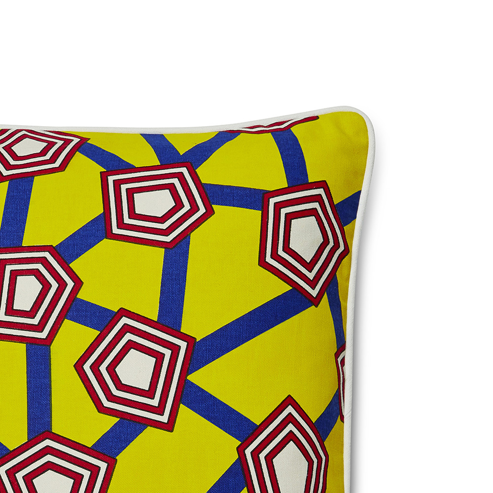 Хлопковая подушка с дизайнерским принтом "Penta" 57x35 см Hay 400713 - Вид №1