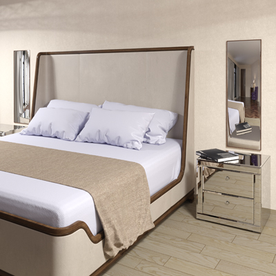 Зеркало деревянное прямоугольное "Витти" GRAUM ДИЗАЙНЕРСКИЕ 304154 Зеркальный  - Вид №1