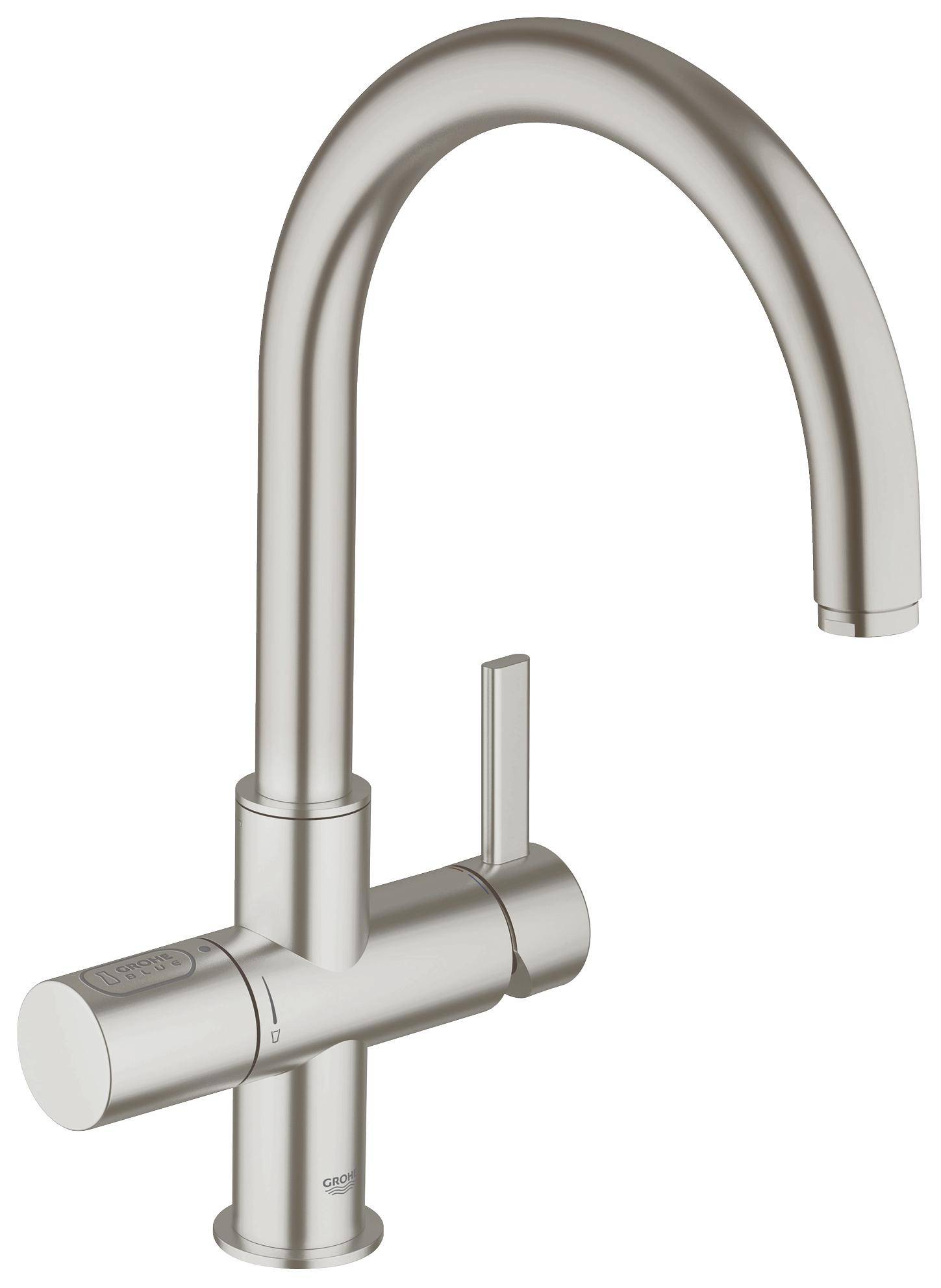 33251DC0 Смеситель для кухни Grohe GROHE Blue суперсталь
