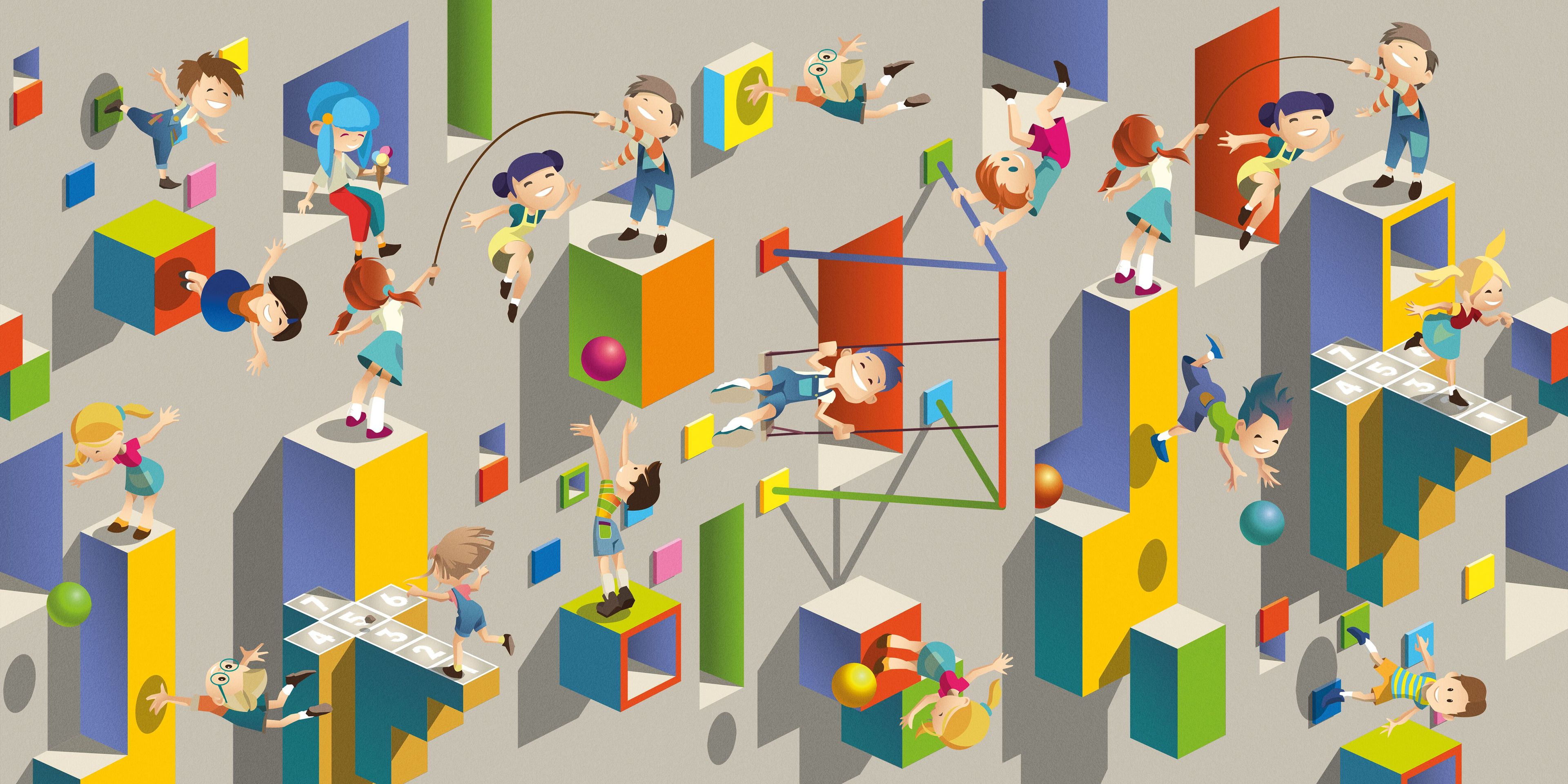 Цифровые печатные обои для детей Inkiostro Bianco Inkids ARCH-00085074 - Вид №6