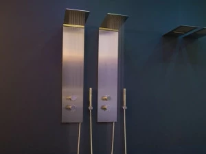 Antonio Lupi Design Настенная душевая стойка из нержавеющей стали с душевой лейкой