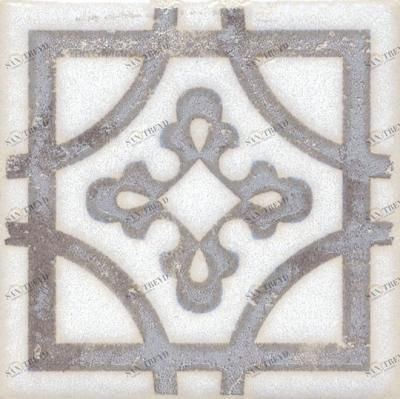 Амальфи орнамент коричневый  9,9х9,9 Kerama Marazzi STGА4061266