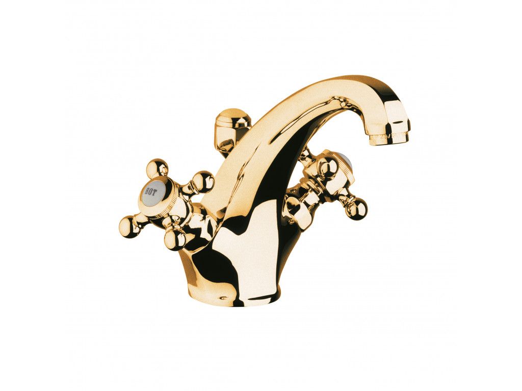 510104520 смеситель на умывальник DN 8 KLUDI 1926 позолоченный, 23 кар 