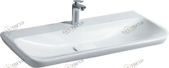125400000 Подвесная раковина настенная прямоугольная Keramag 