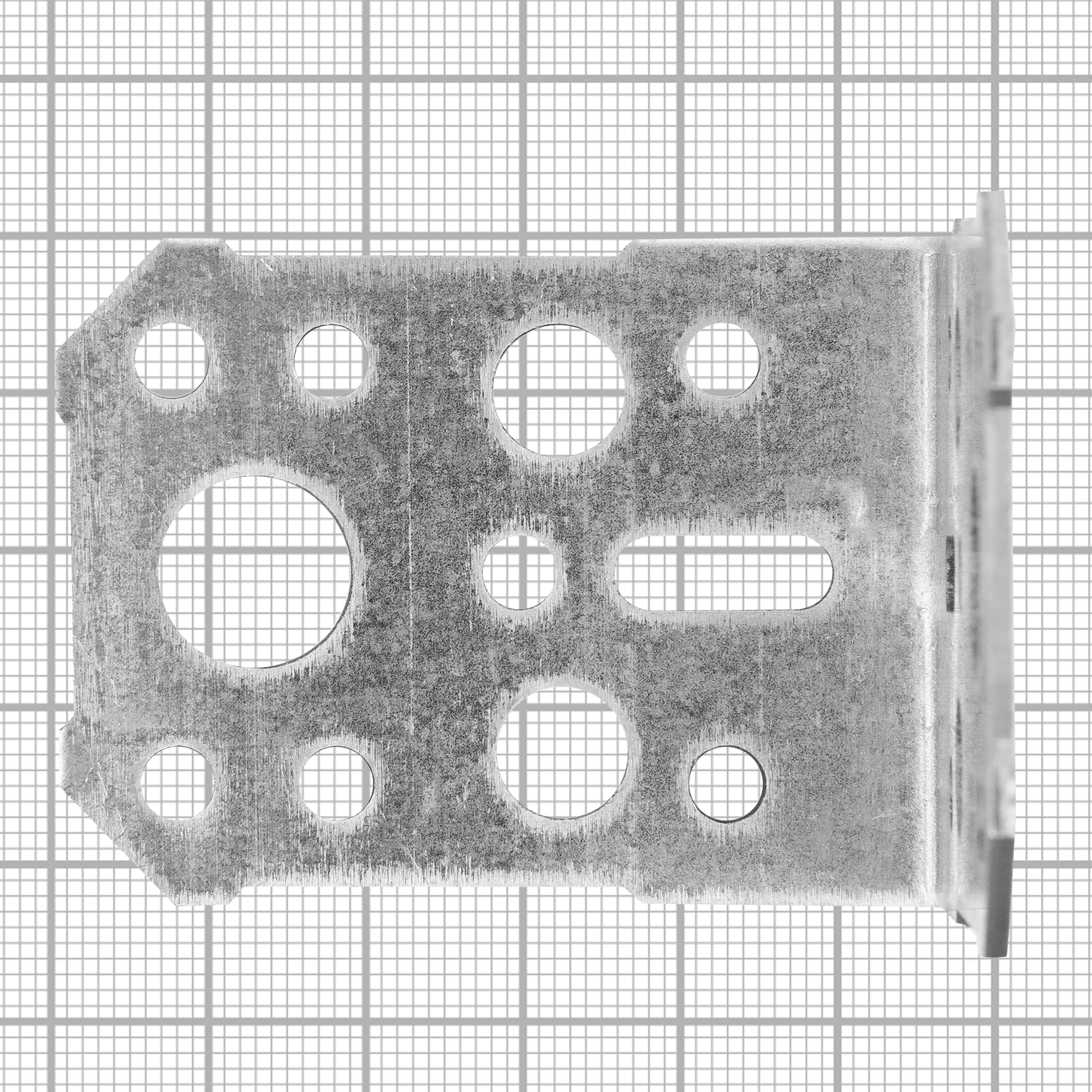83206351 Уголок крепежный оцинкованный 61x61x46x1.7 мм, 20 шт Santreyd  - Вид №3