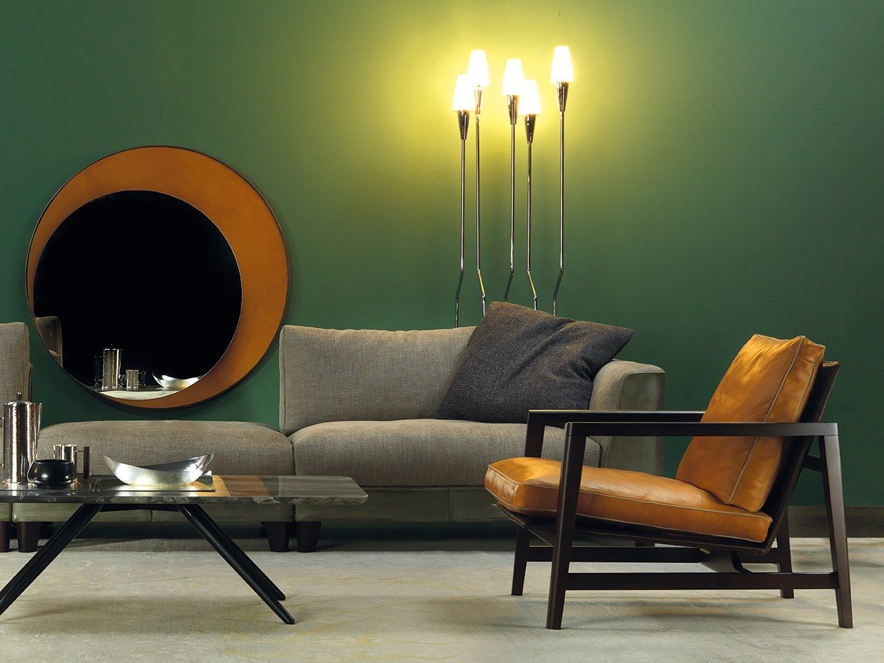 Кожаное кресло с подлокотниками Borzalino SEAN ARCH-00110599 - Вид №8