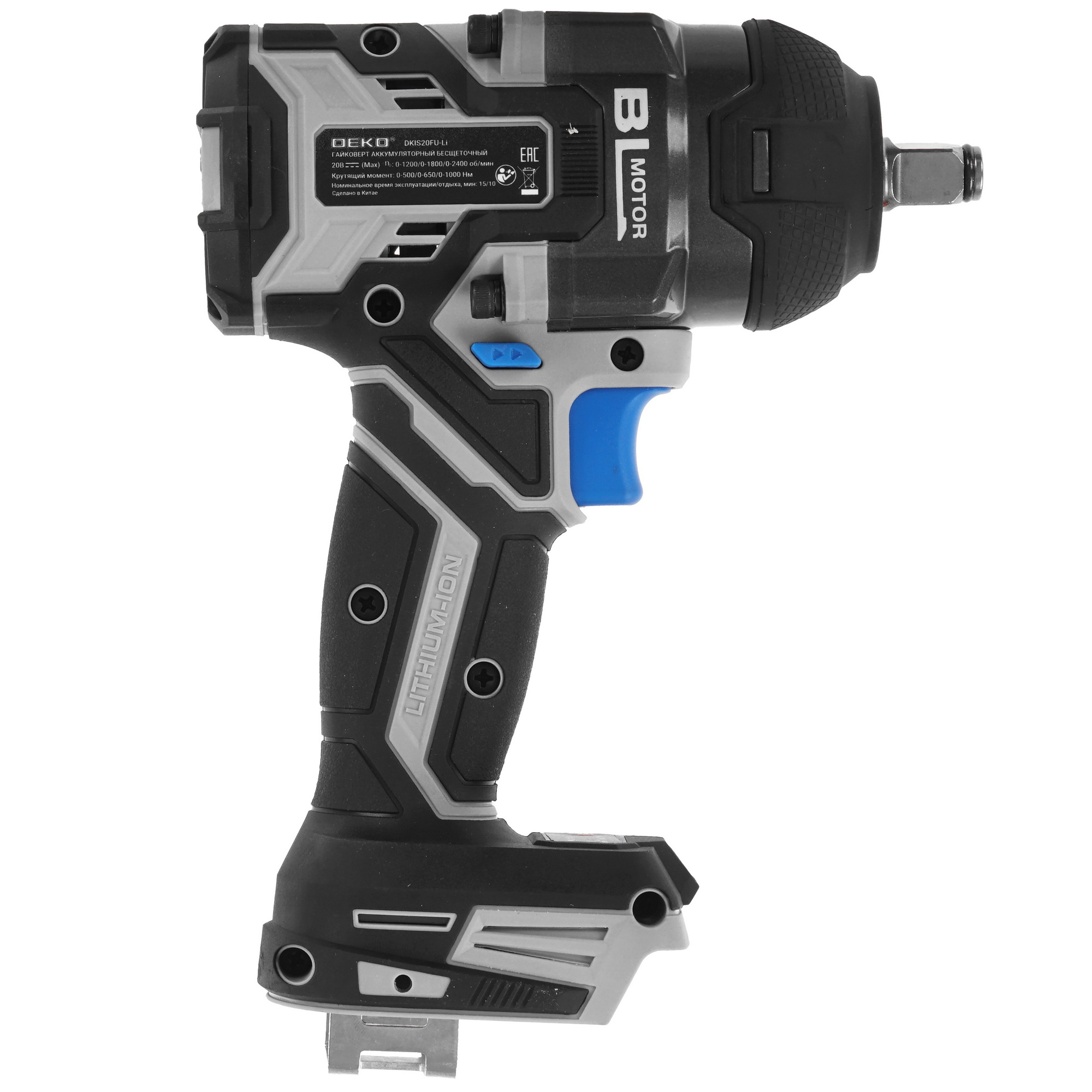 Гайковерт DEKO DKIS20FU-Li UNV 20V  , Без ЗУ, Без АКБ 9200178 STDN-0149834 - Вид №1