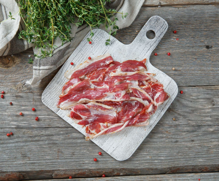 3605 Филе бедра гуся с/к (Карпаччо) Вкусляндия 