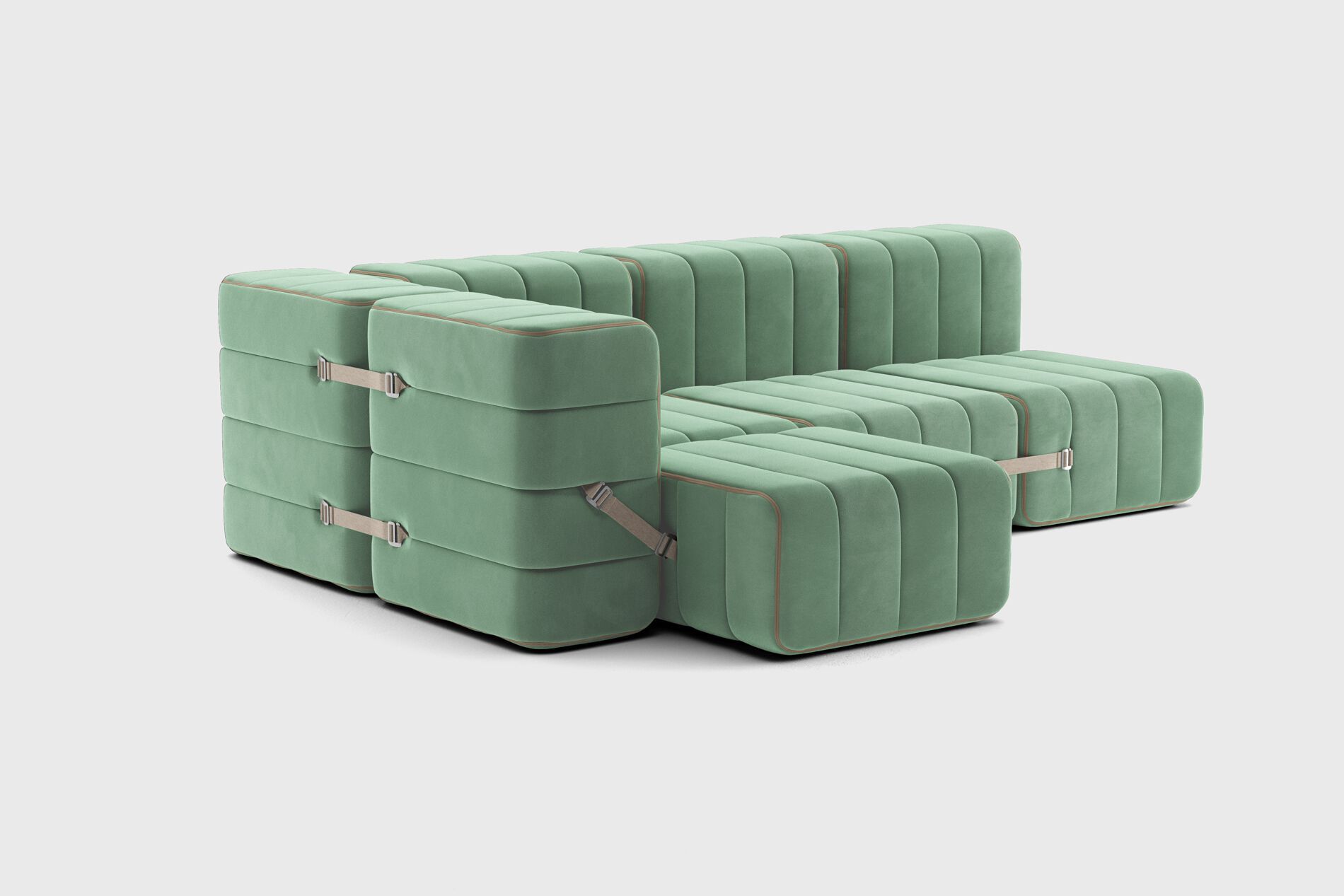 Модульный угловой диван из ткани AMBIVALENZ Curt ARCH-00061719 - Вид №16