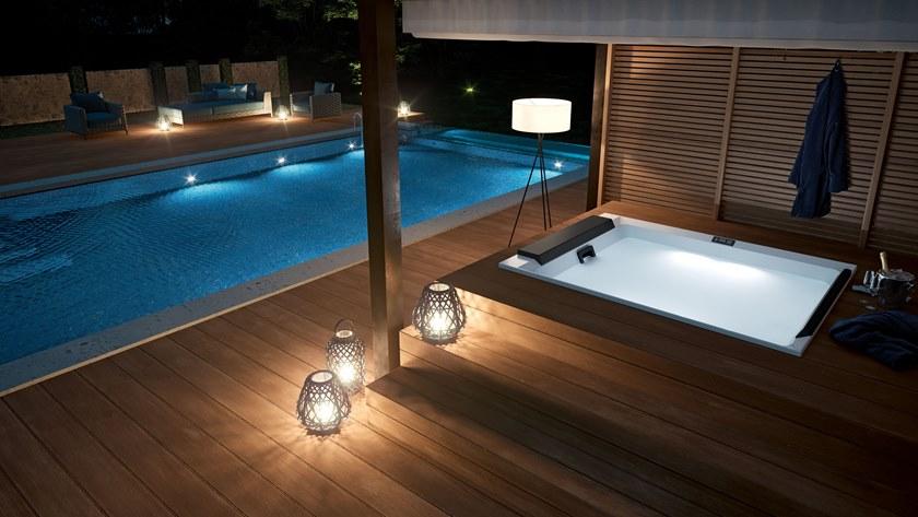 NOVELLINI Гидромассажная ванна на открытом воздухе 2-х местная Divina sun-id-1361664 - Вид №1