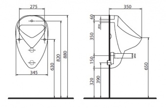 29009000 Писсуар сенсорный настенный KOLO  - Вид №2