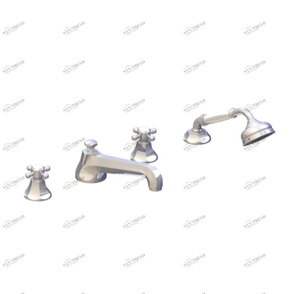 62.464 Смеситель для ванны и душа на 4 отверстия HORUS Range Ascott 