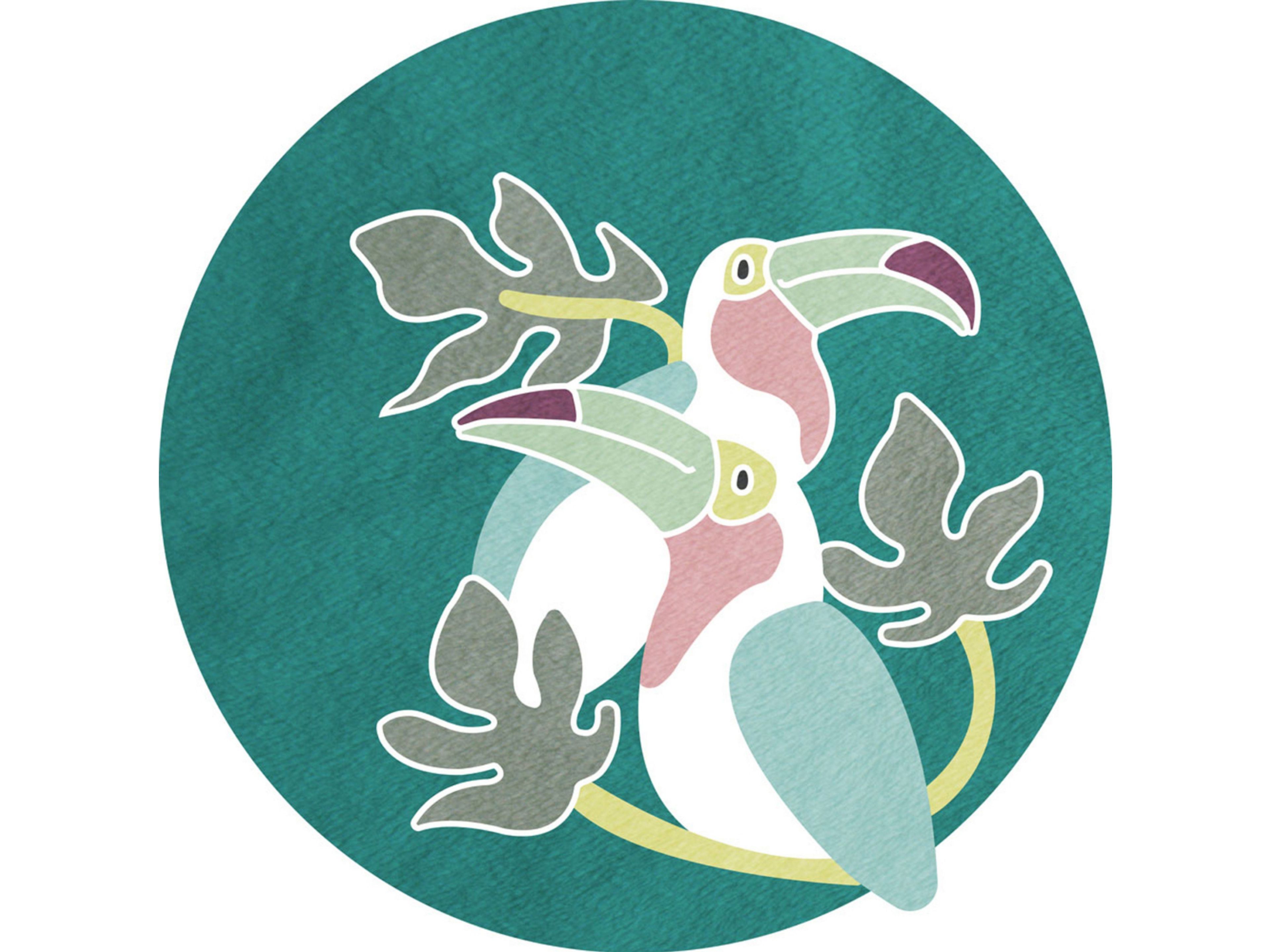 Круглый хлопковый коврик для детей Un Tapis à Paris Children ARCH-00092984