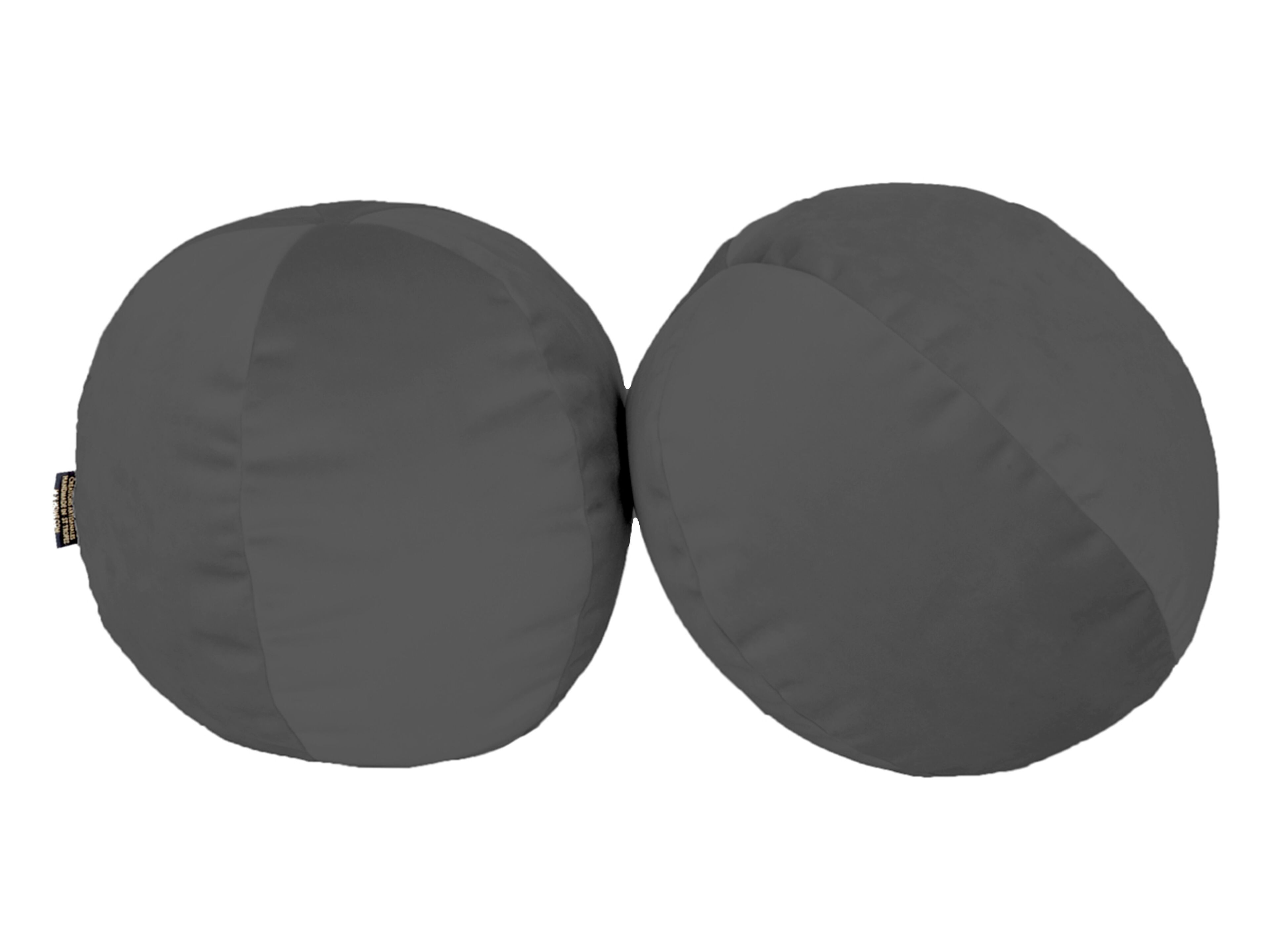 Бархатная однотонная круглая подушка MX HOME Velours ARCH-00083017 - Вид №12