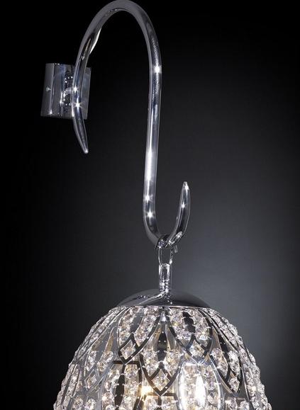 VGnewtrend Настенный светильник на несъемном кронштейне с кристаллами Arabesque sun-id-1464317 - Вид №5