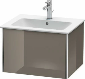 XS407108989 Тумбочка подвесная XSquare #XS4071 610 x 478 мм Фланелево-серый глянцевый лак