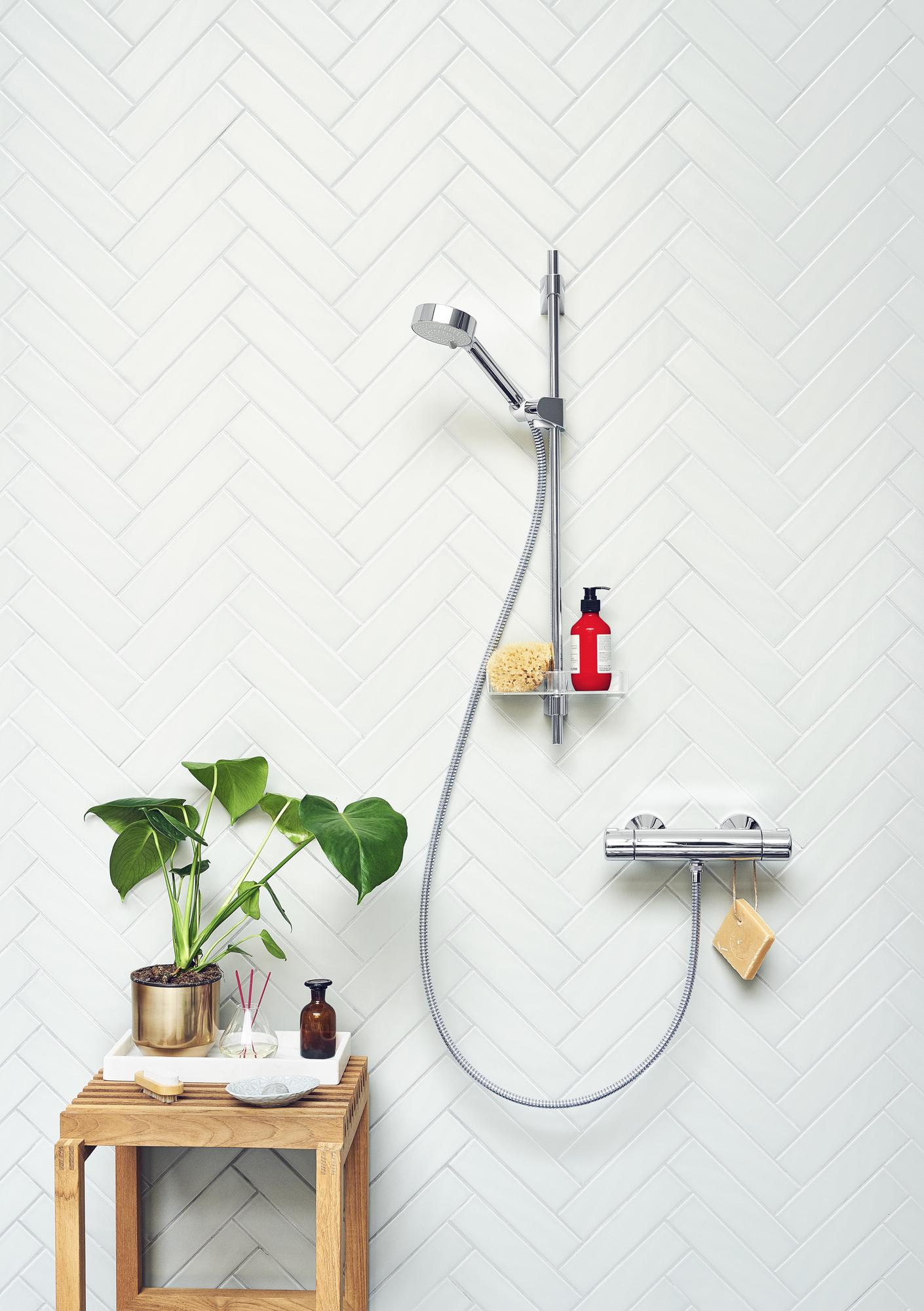 Oras 7455 Cмеситель для душа с душевым комплектом 7455 Nova Хром  - Вид №3