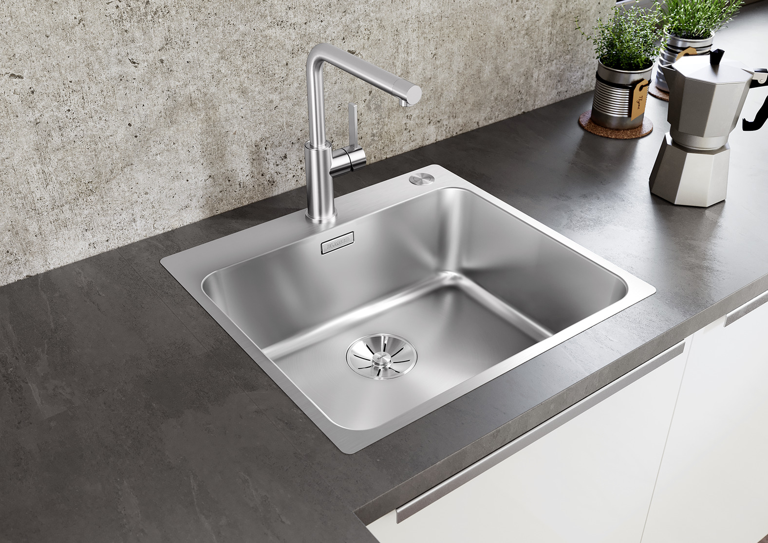 526124 Кухонная мойка Blanco Solis 500-IF/A  Blanco Solis 