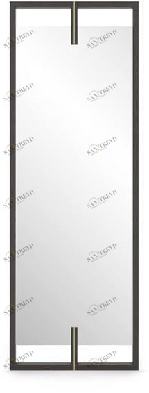 FRATO Прямоугольное зеркало из фанерованной древесины с настенной рамой  Fac050021aaa 