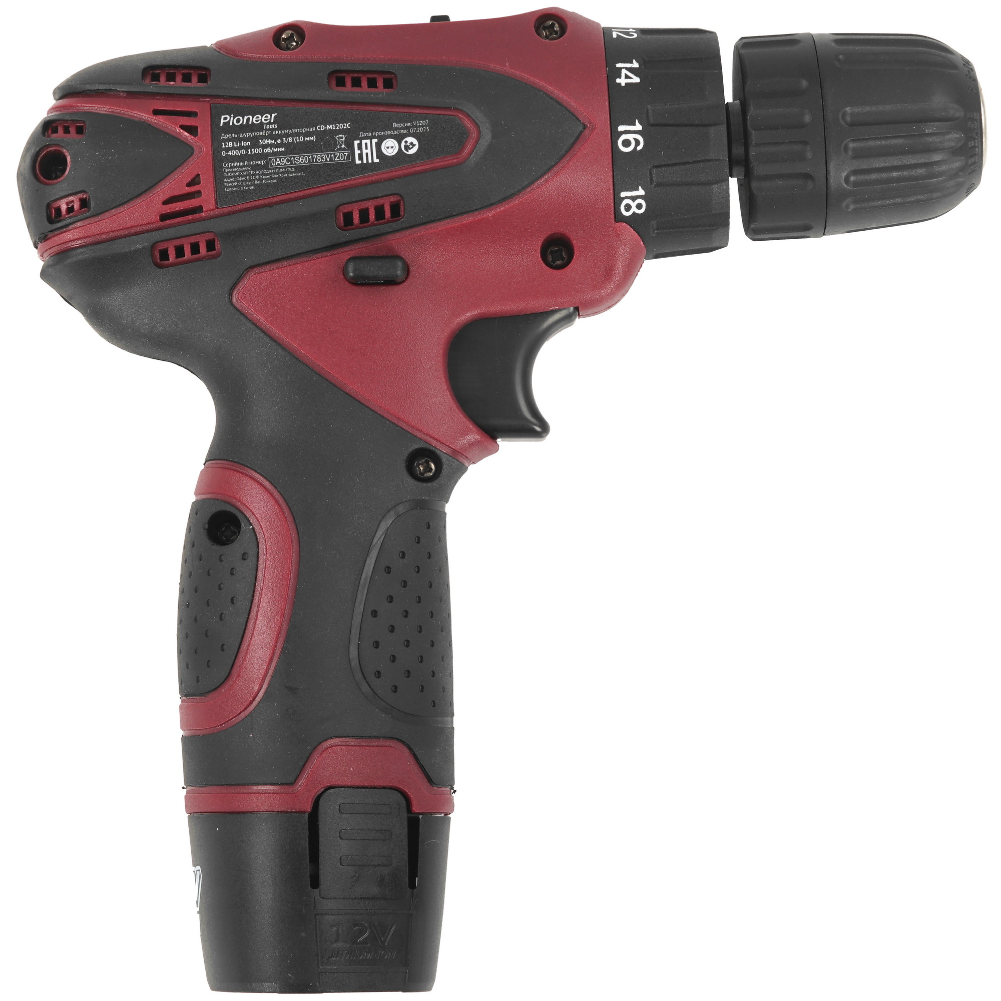 Дрель-шуруповерт Pioneer CD-M1202C 9216854 STDN-0122103 - Вид №2