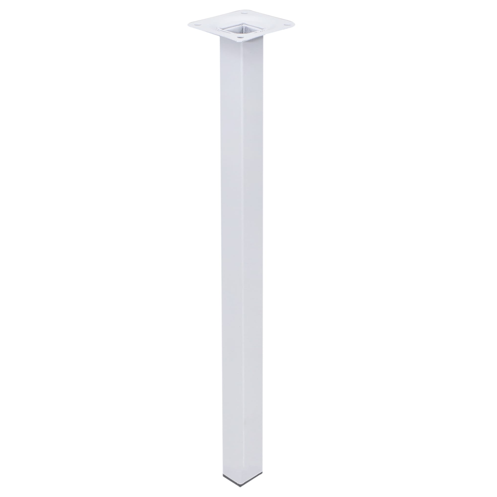 13761546 Ножка квадратная 400х25х25 мм цвет белый Santreyd 