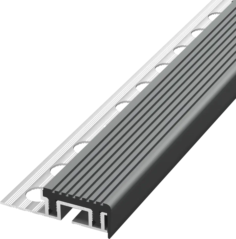 18186510 Уголок для ступени Alprofi 250 см цвет серый STLM-0009910