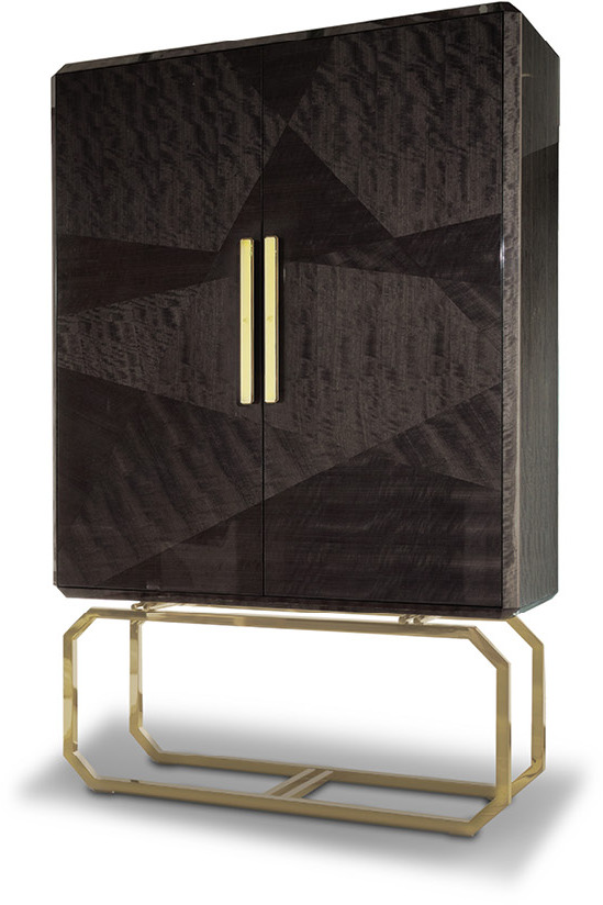 5958 Infinity витрина с деревянными дверками - giorgio collection