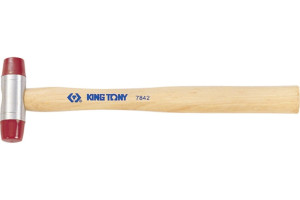 15534847 Киянка с полиуретановыми сменными насадками 60мм, 875г 7842-60 KING TONY