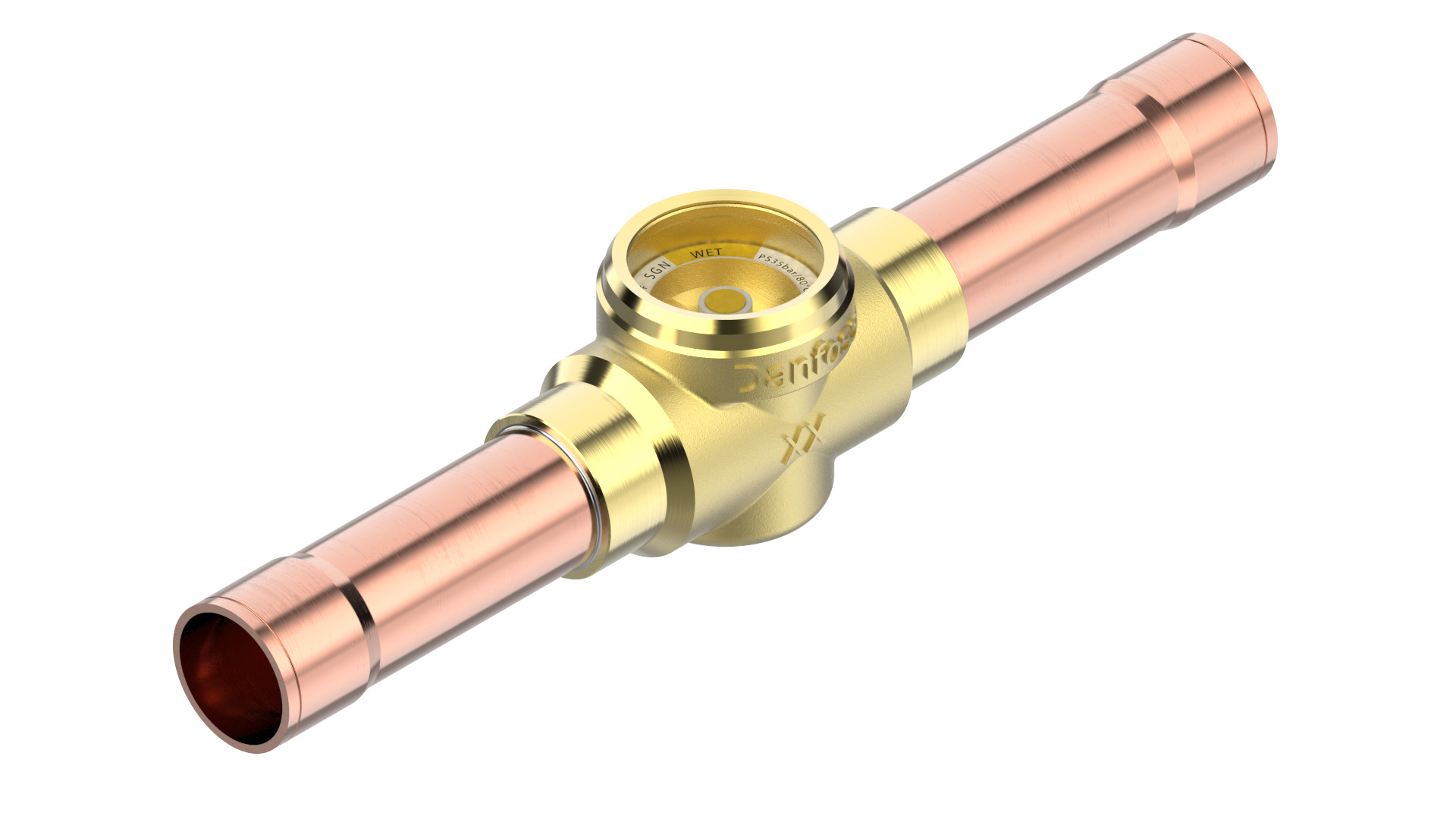 Danfoss SGN — Смотровые стекла с индикатором влажности SGN 10s Смотровое стекло 014-0190  - Вид №11