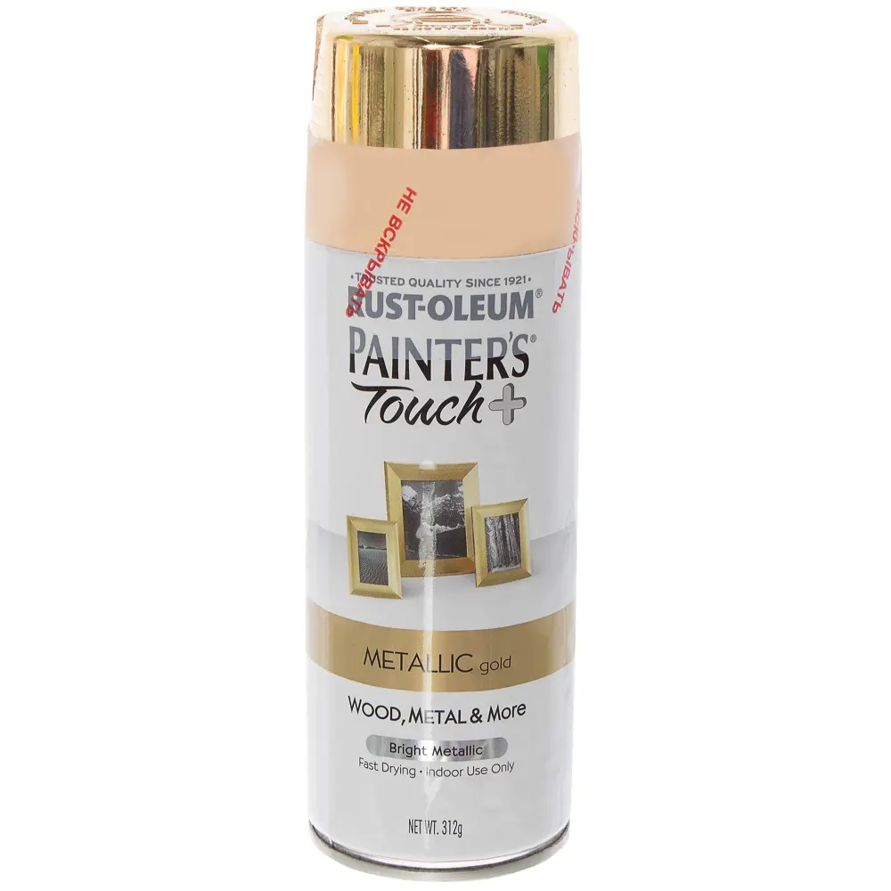 Краска аэрозольная PTouch цвет золотой 0.34 кг RUST-OLEUM STLM-2035895