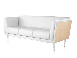 3-местный кожаный диван