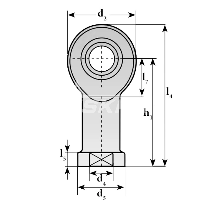 IS2739 Шарнирный наконечник TSFL14CSS ISKRA  - Вид №2