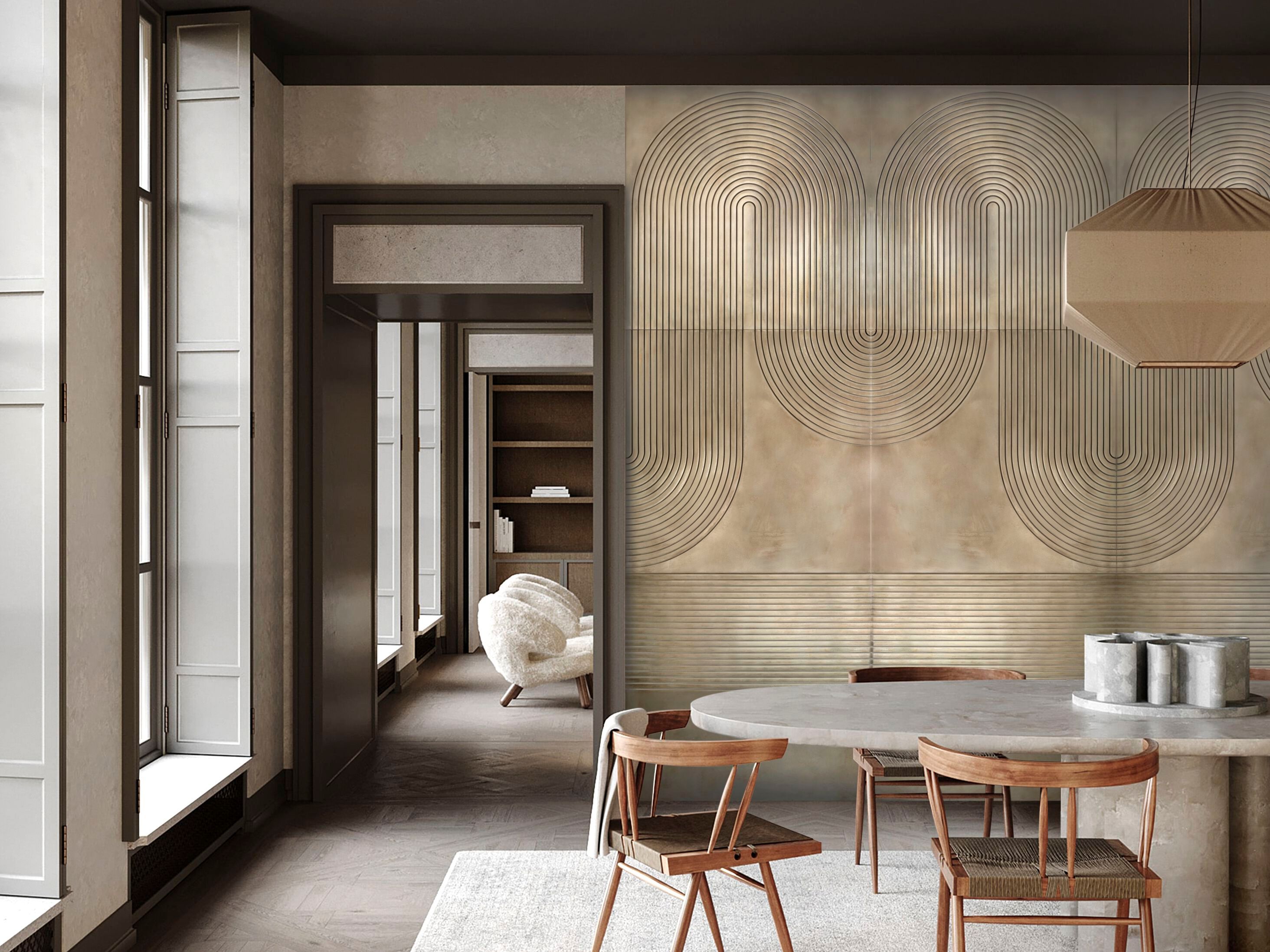 Металлизированная обшивка Materica Venice Collection поверхности ARCH-00036287