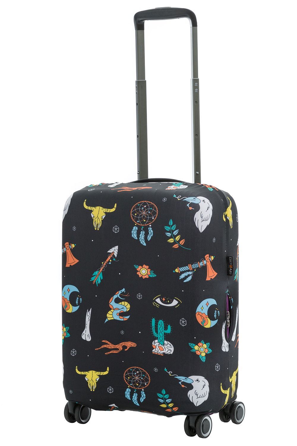 EBH681-S Чехол для чемодана малый Wild West Night Eberhart 