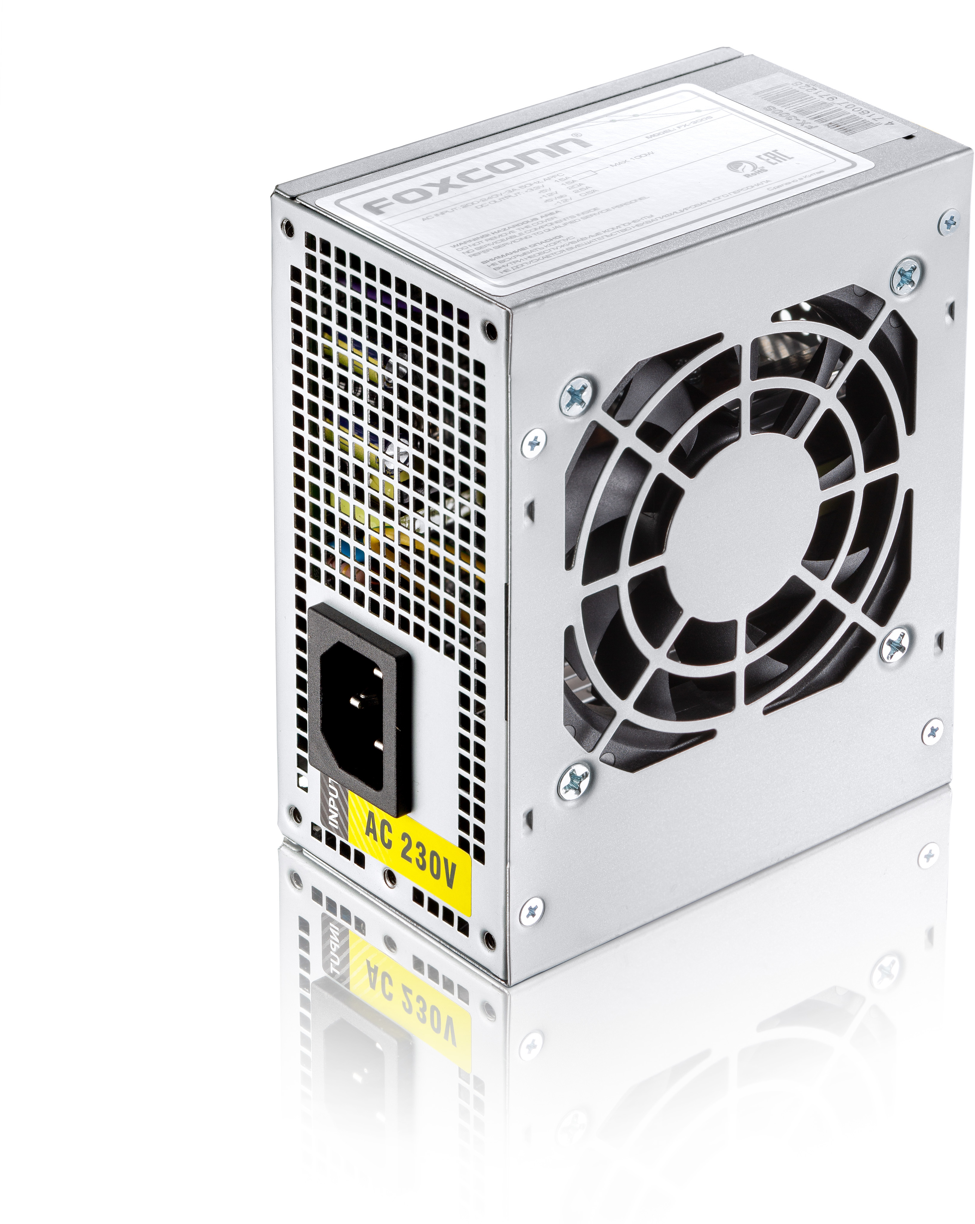 FX-300S Блок питания 300w sfx psu, apfc, 80fan, 3xsata, 1x4pin, 1x6pin pci-e, 24+4 Foxconn Santreyd  - Вид №3