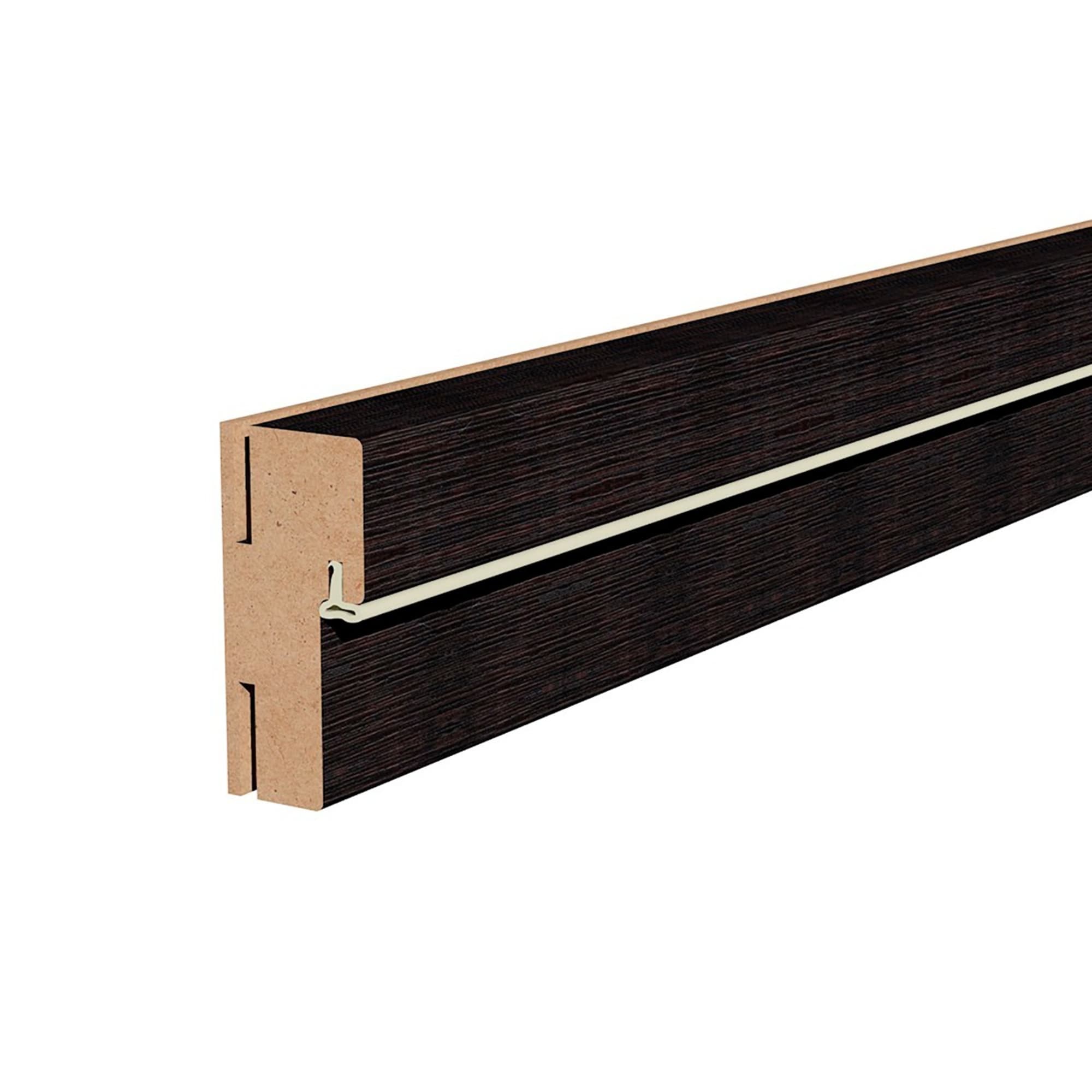 КРОНОПРОФИЛЬ Дверная коробка телескопическая Дюплекс венге сибирский 83830772 STLM-0044779