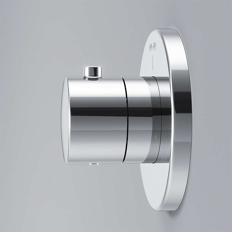 F0800100 Переключатель на три положения монтируемый в стену хром шт. AM.PM  - Вид №4