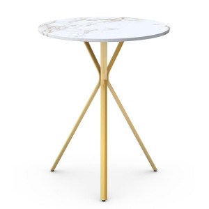 Круглый железный стол для контракта