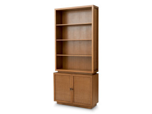 Отдельно стоящий книжный шкаф из шпона