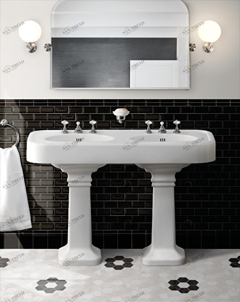 BROOKLYN Напольная раковина стоящая овальная Devon&Devon 