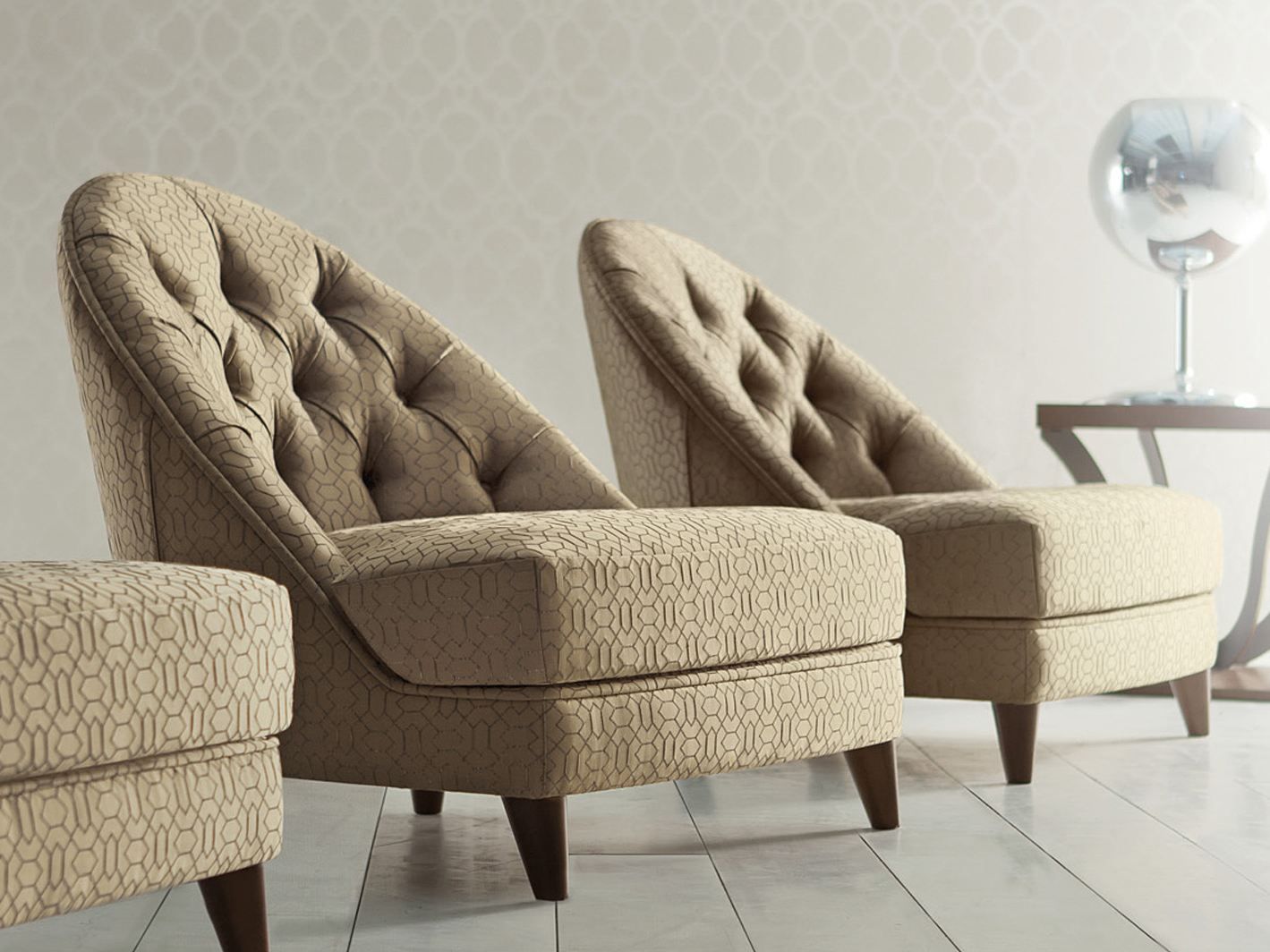 Кресло capitonné из ткани OPERA CONTEMPORARY Dalila ARCH-00013774