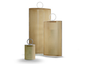 Венский соломенный фонарь из смолы