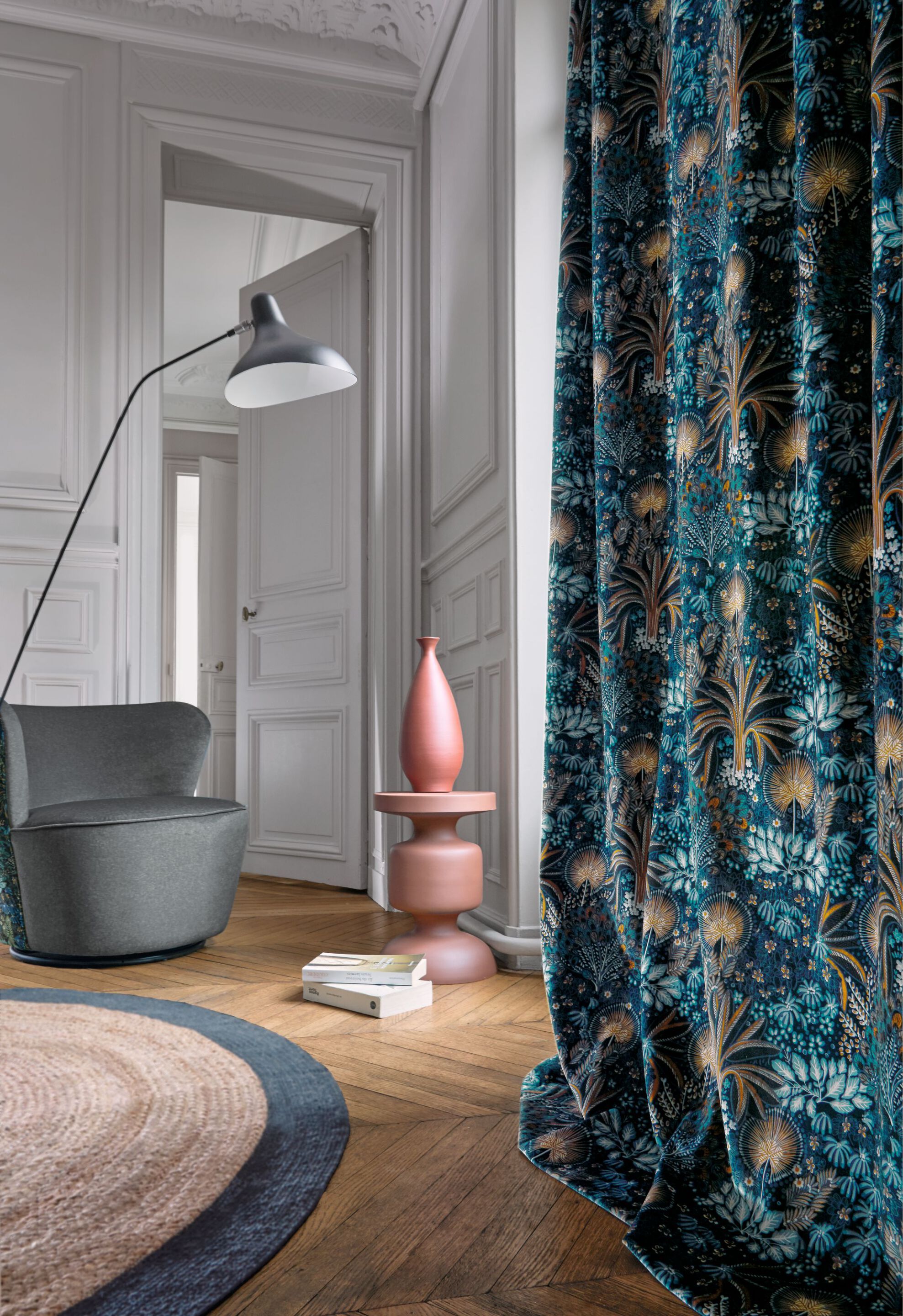 Моющаяся ткань с цветочным рисунком Casamance Opium ARCH-00106974 - Вид №1