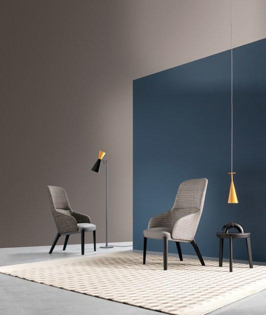 Very Wood Кресло из ткани с подлокотниками Bellevue sun-id-1462737 - Вид №1