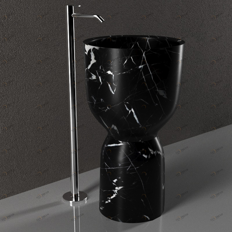 OG004MN Напольная раковина стоящая круглая Inbani 