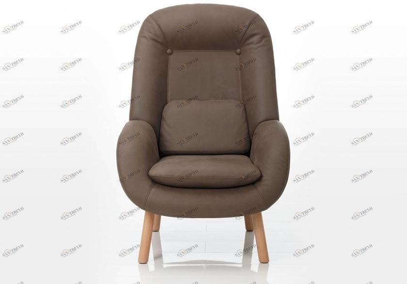 brühl Кожаное кресло с подлокотниками Valdemar sun-id-1362230